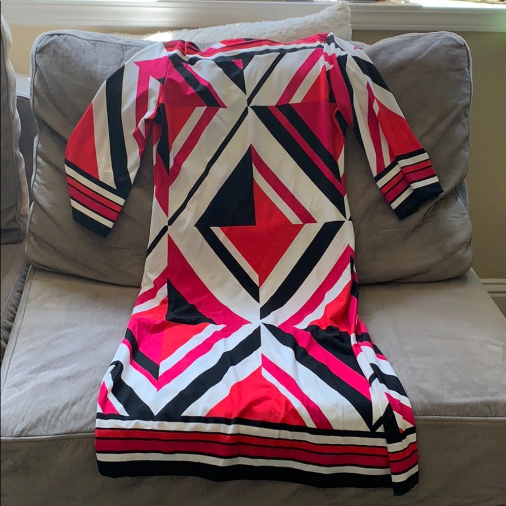 Modern print dress